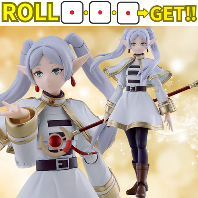 【Month-Start Special: 777P・Participation Prize Included】Roll 1-1-1 with three dice to GET “Frieren: Beyond Journey’s End – Frieren Non-Scale Figure”!