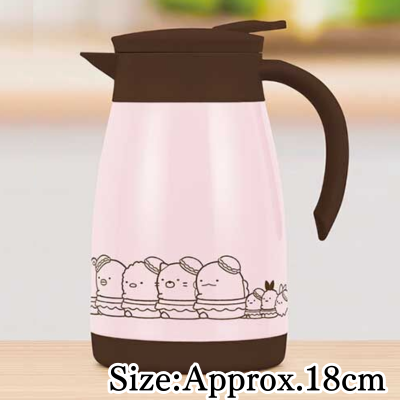 【Pink】Sumikko Gurashi Fancy Cake Vacuum Stainless Steel Pot