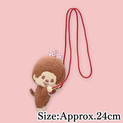 【Monchhichi Girl】Monchhichi × Hello Kitty Hugging Shoulder Pouch
