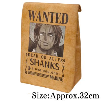 【Shanks】ONE PIECE Wanted Poster Insulated Bag