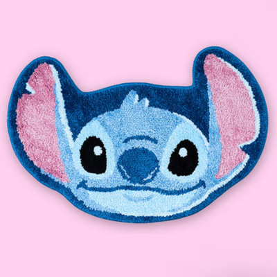 【Stitch】Disney Characters Face Tufted Mat