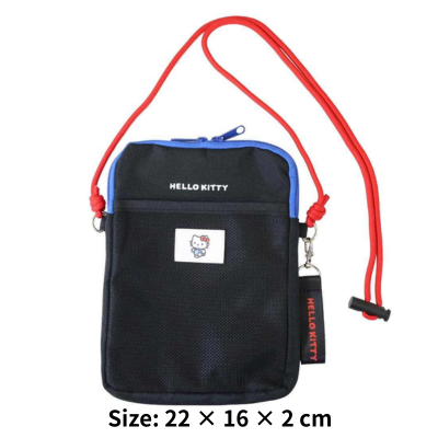 [Hello Kitty] Sanrio Mesh Pocket Shoulder Bag