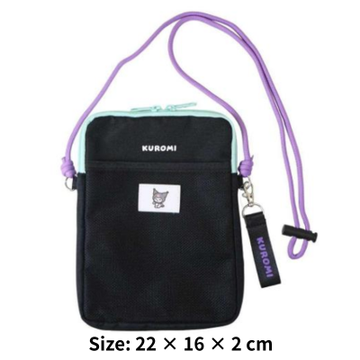 [Kuromi] Sanrio Mesh Pocket Shoulder Bag