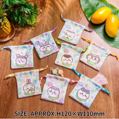 ■【RANDOM】Chiikawa the Movie Trading Mini Drawstring Pouch ※Win the prize by dropping it