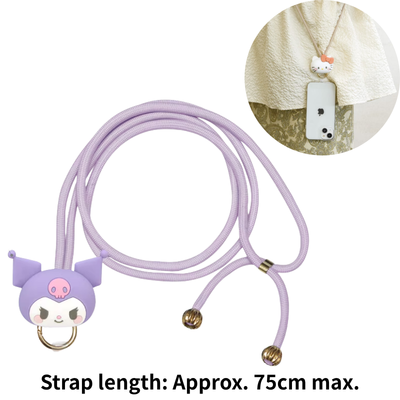 [Kuromi] Sanrio Multi Ring Plus Mascot Strap