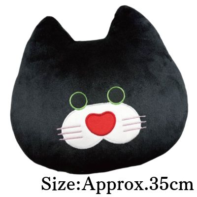 [Black] Mojojojo Face Cushion (Monochrome)