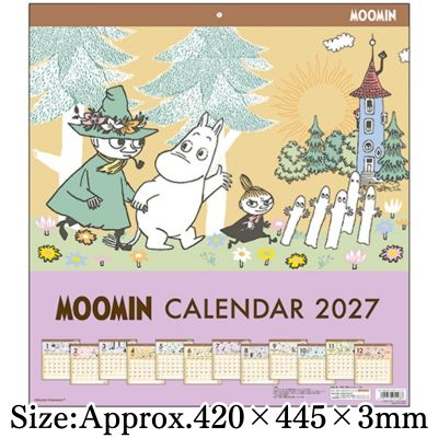 Moomin 2027 Wall Calendar Square