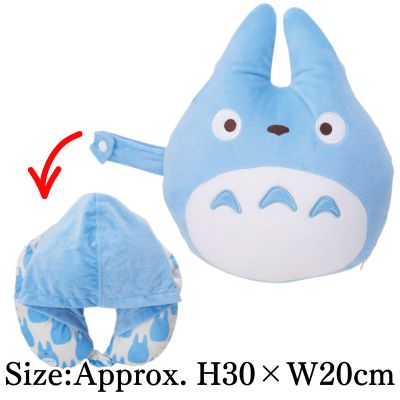 [Medium Totoro] Ghibli My Neighbor Totoro Hooded Neck Pillow
