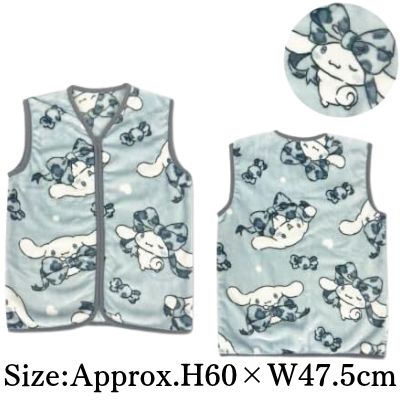 ◇★Early-Month Exclusive★ [Cinnamoroll] Sanrio Flannel Sleeper (Junior Size) *Direct shipment; delivery date/time cannot be specified.