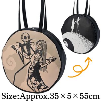 【Yellow】Tim Burton's The Nightmare Before Christmas Platinum Goods Full Moon Tote Bag