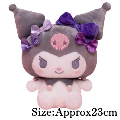 【Kuromi】My Melody & Kuromi BIG Plush with Lots of Ribbons ~Pink & Purple~