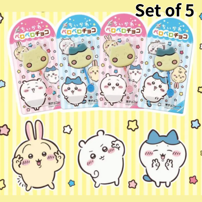 Chiikawa Lolly Chocolate – Random 5-Pack [Best Before: 07/2027]