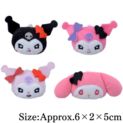 ■Yurukawa Sanrio Characters Petit Face Mascot -Kuromi & My Melody- Sparkling Celebrate