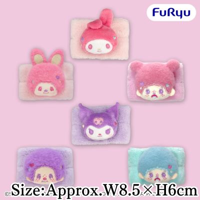 ■Monchhichi & Bebichhichi & Chimutan × My Melody & Kuromi Absorbent Wristbands*Winning a prize from a drop-style machine
