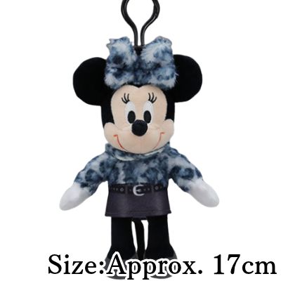 【Gray】Minnie Mouse Gyaru-Style Leopard Clippy Plush