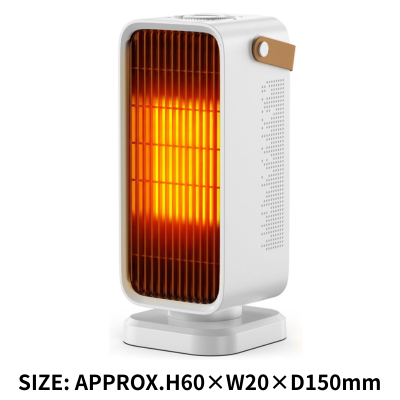 ◆ Compact Ceramic Fan Heater ※Ships at a later date; delivery date/time cannot be specified